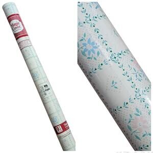 VTG‎ Y2K Magic Cover Self Adhesive Vinyl Floral Country Farmhouse Shabby Chic